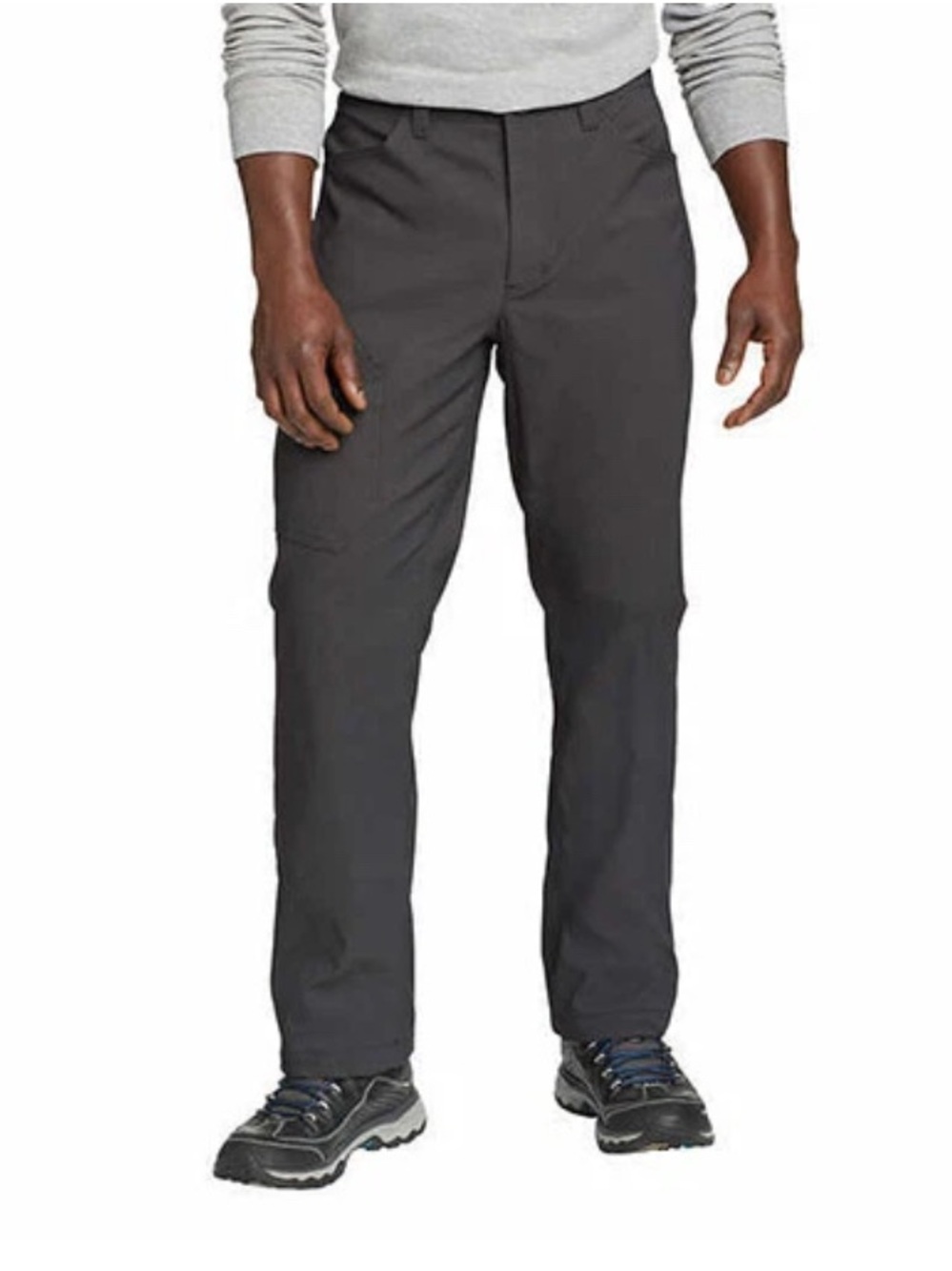 Eddie Bauer Menโs Carbon 5 Pockets Flex Mountain Fleece Lined Pants NWT Sz 42/32